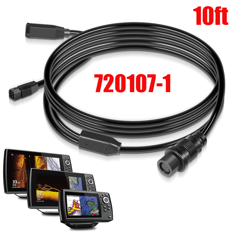 Fish Finder Cable - 720107-1 Kabel Adaptor Transduser 10ft, untuk