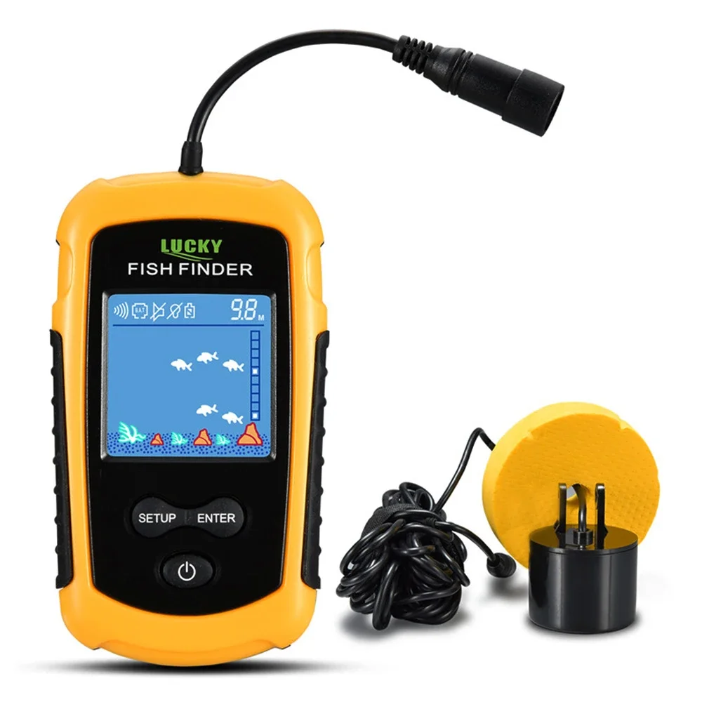Fish Finder Cable - Penemu ikan berkabel portabel layar LCD