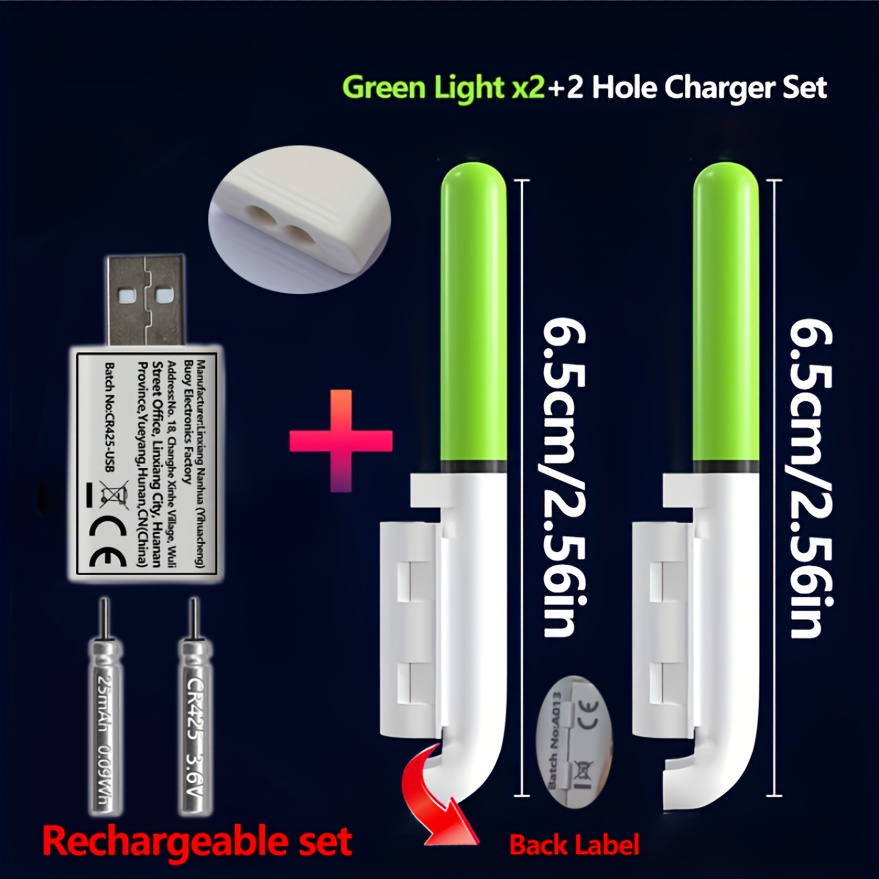 Fish Finder Charger - Set Pancing 5 Buah (2 Lampu