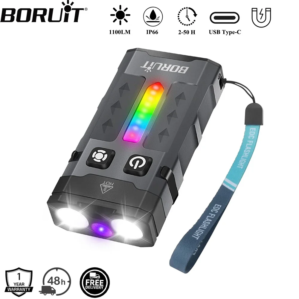 Fishing Light - BORUiT EV20 1100LM EDC Senter LED