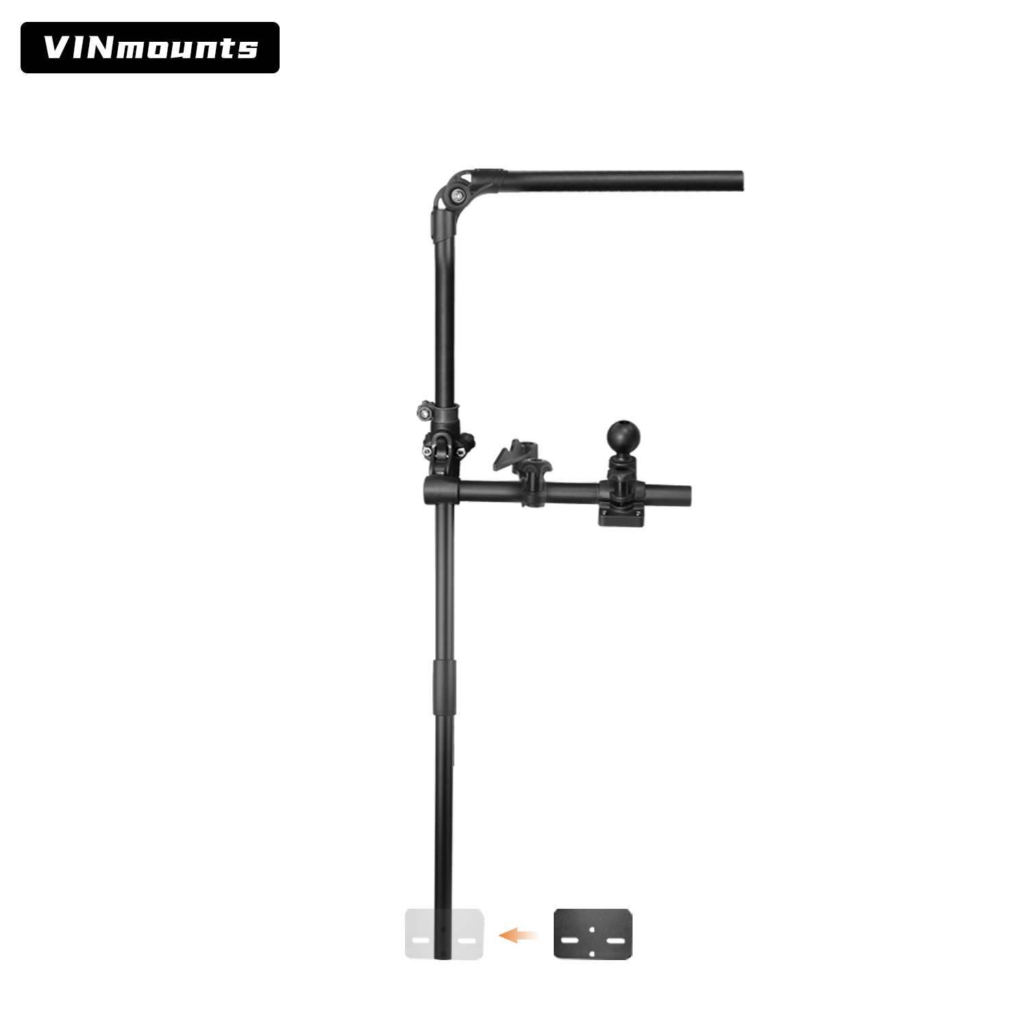 Fish Finder Mount - VINmountsLivescope Dudukan Joran Fish Finder untuk
