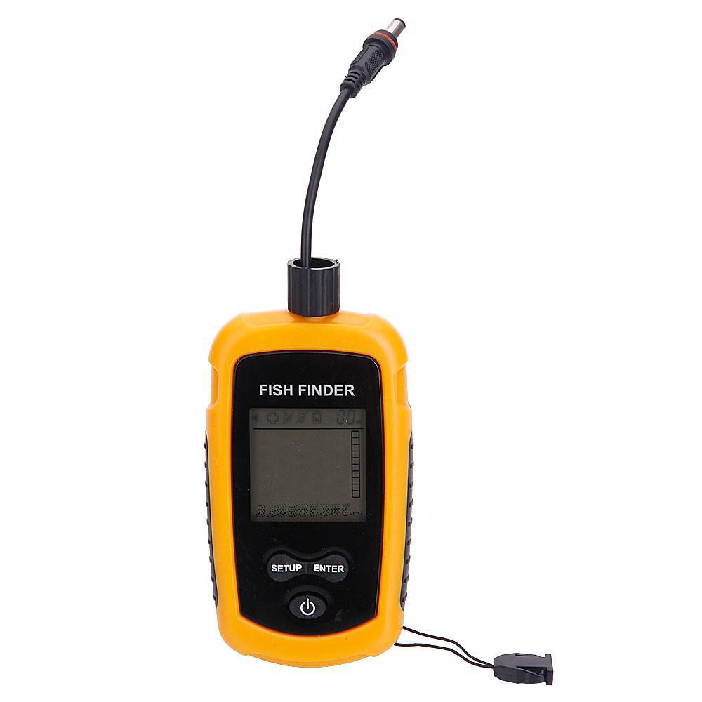Fish Finder Transducer - Alat Pendeteksi Ikan Sonar Portabel 100M,