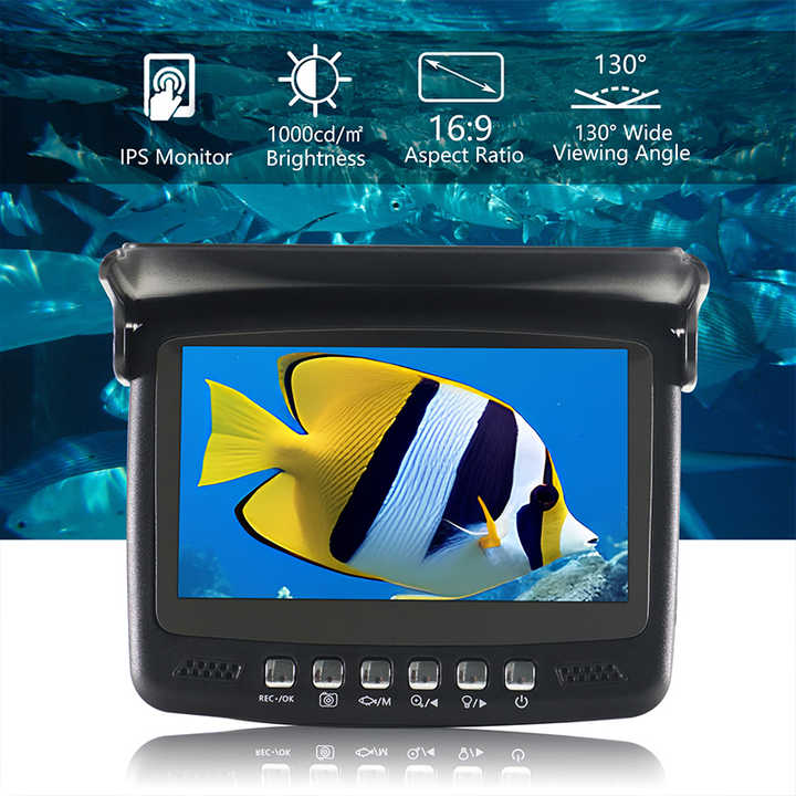 Fishing Camera - Layar 4.3 Inci Bawah Air 15/30M