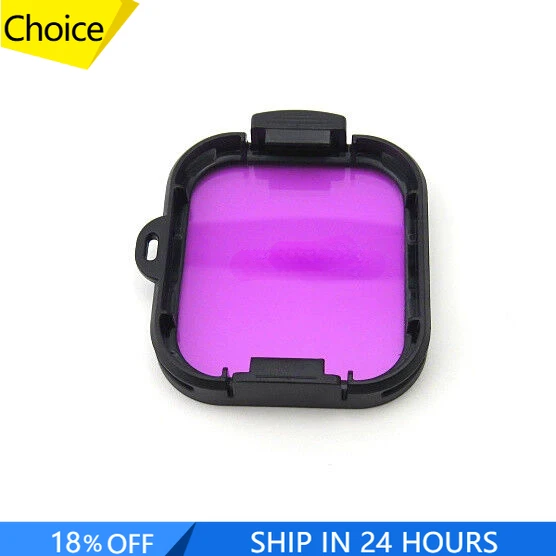 Underwater Camera - Filter Selam Ungu Asli Cangkang Tahan