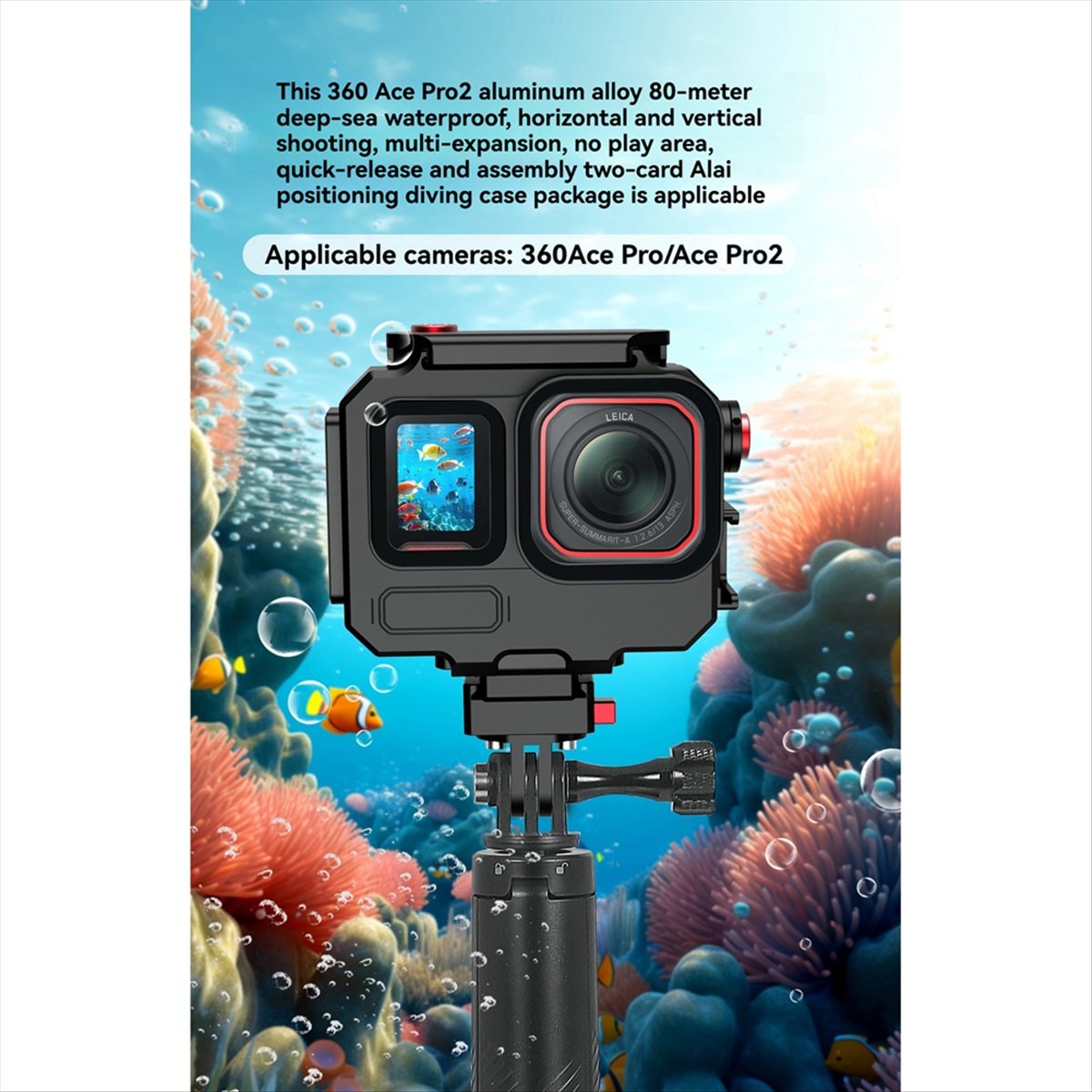 Underwater Camera - M05K 263FT/80M Casing Tahan Air untuk