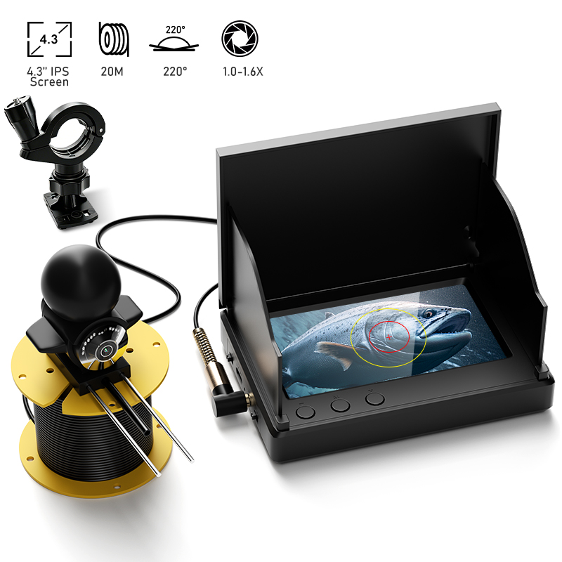 Fishing Camera - Kamera Pancing dengan Penglihatan Malam, Layar