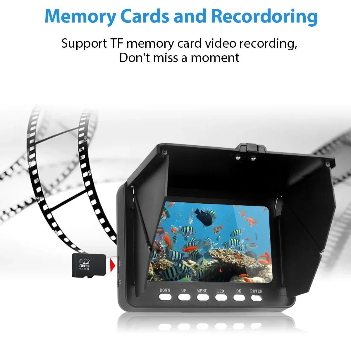 Pencari Ikan Layar LCD 5.0 Inc - Fishing Camera ulasan dan harga