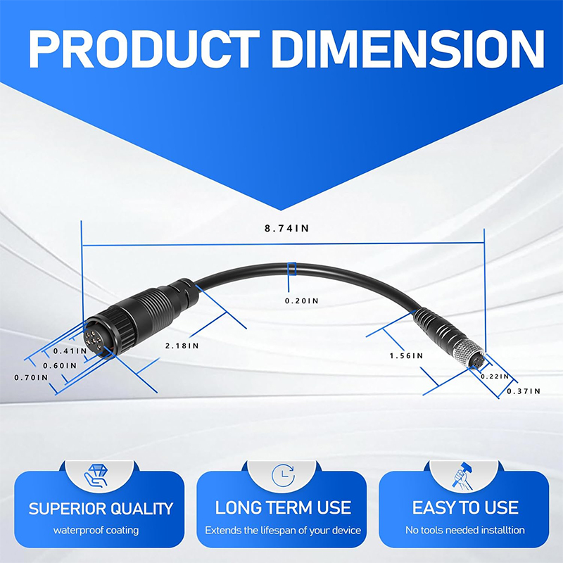 Kabel Adaptor MKR-US2-1 Univer - Fish Finder Cable ulasan dan harga