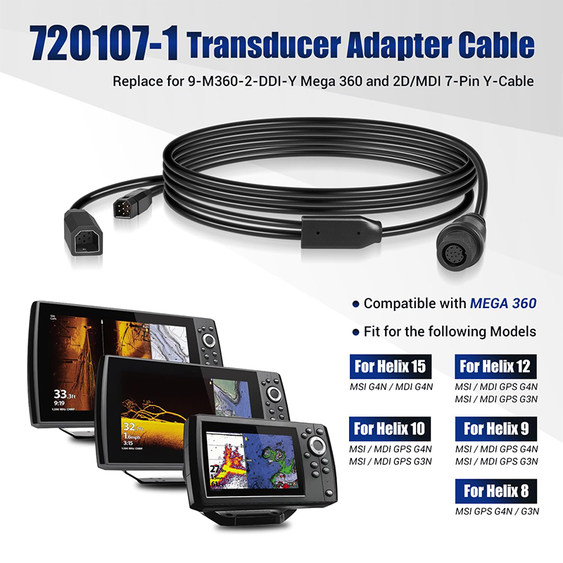 720107-1 Kabel Adaptor Transdu - Fish Finder Cable ulasan dan harga