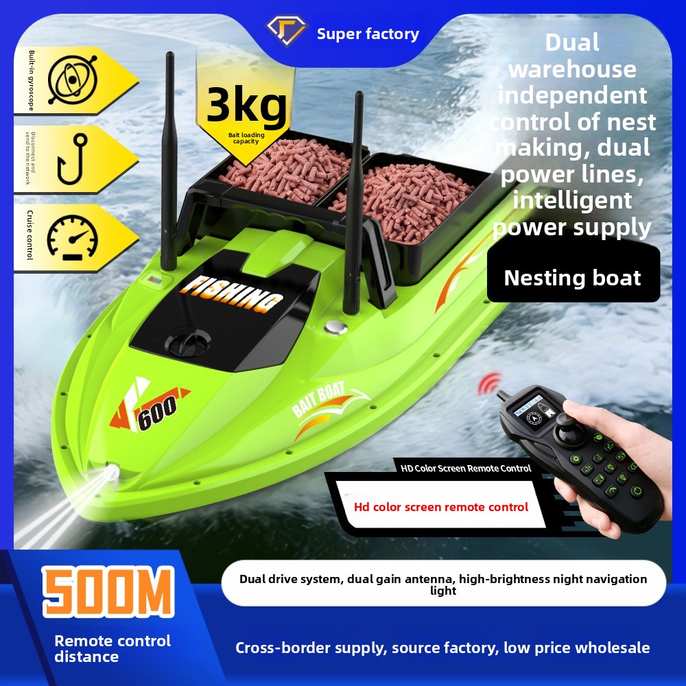 Perahu Umpan Pancing RC 500M D - Fish Finder Cable ulasan dan harga