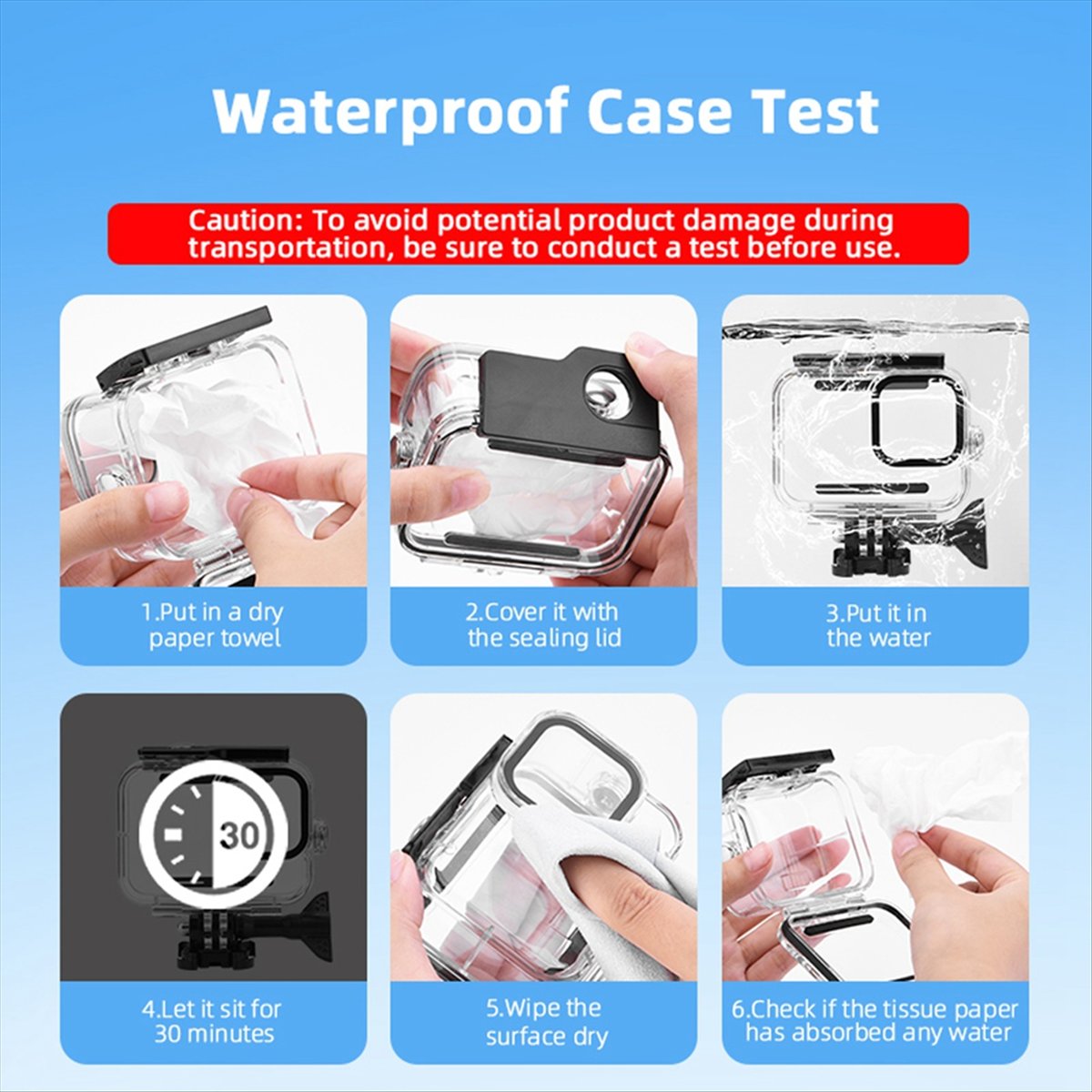M05K 60M Casing Tahan Air untu - Underwater Camera ulasan dan harga