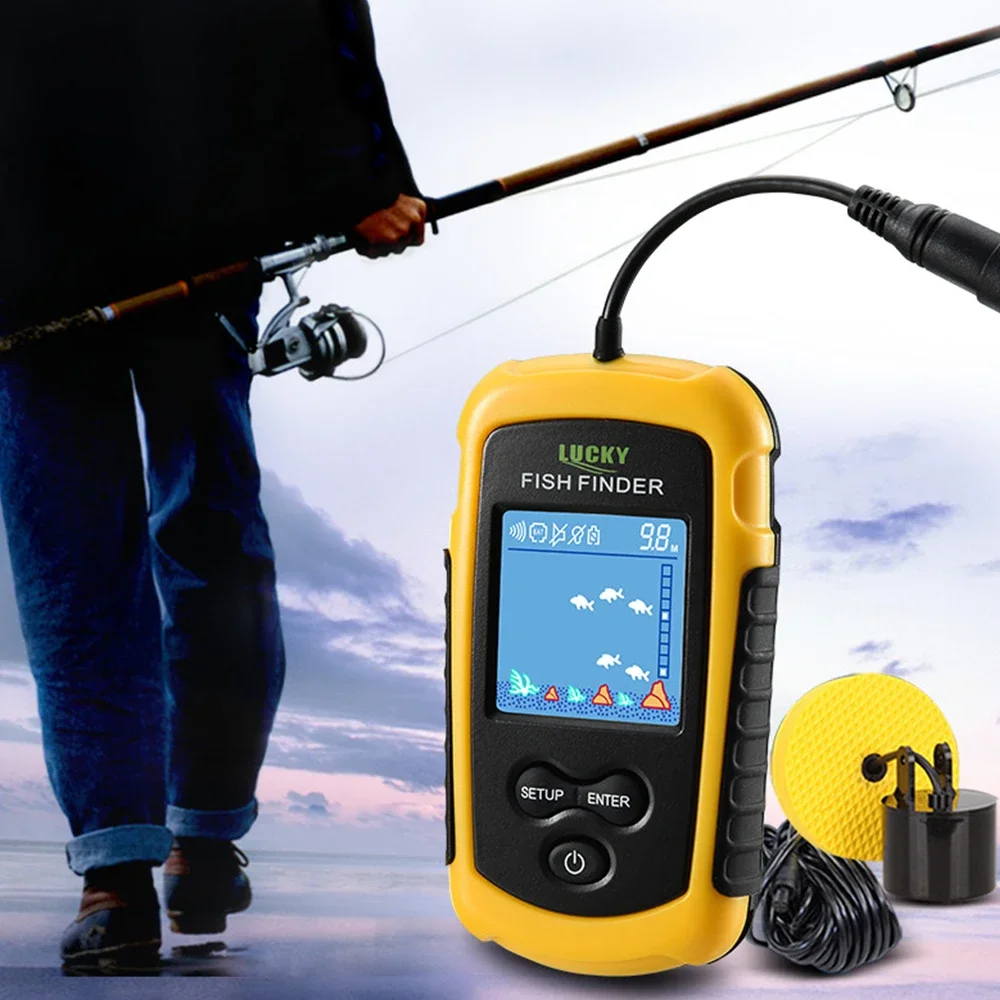 Penemu ikan berkabel portabel  - Fish Finder Cable ulasan dan harga