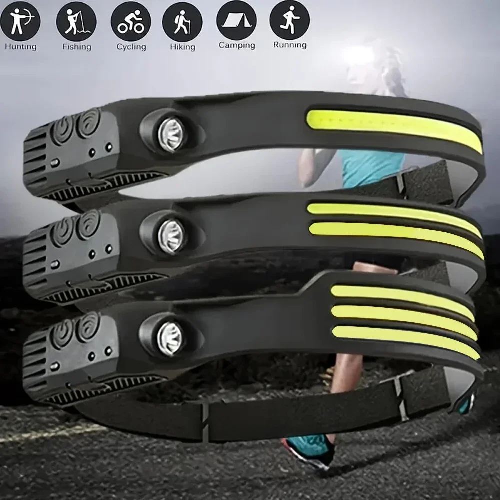Lampu Kepala Sensor LED dengan - Fish Finder Battery ulasan dan harga