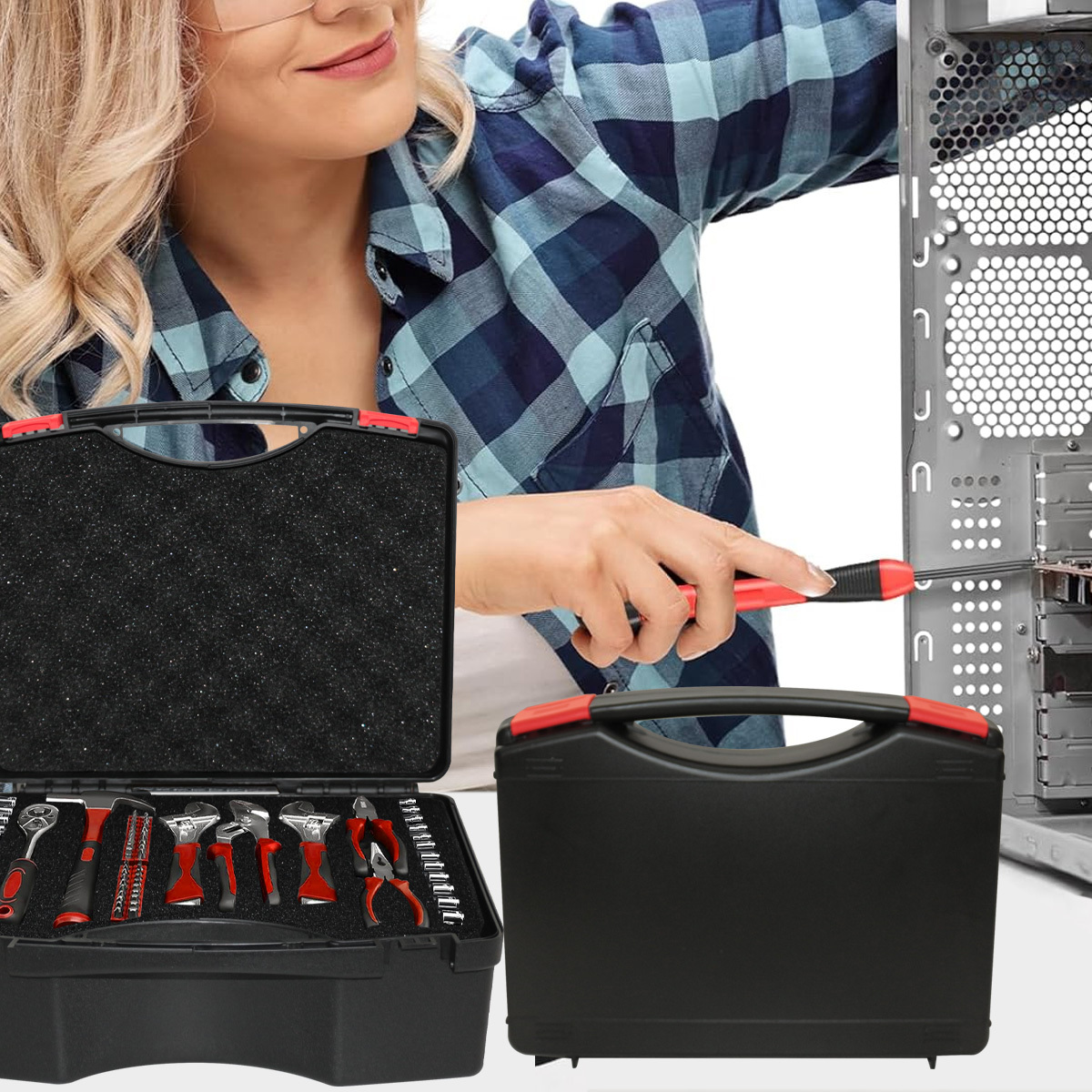 1 Buah Kotak Alat Perkakas Mul - Fish Finder Case ulasan dan harga