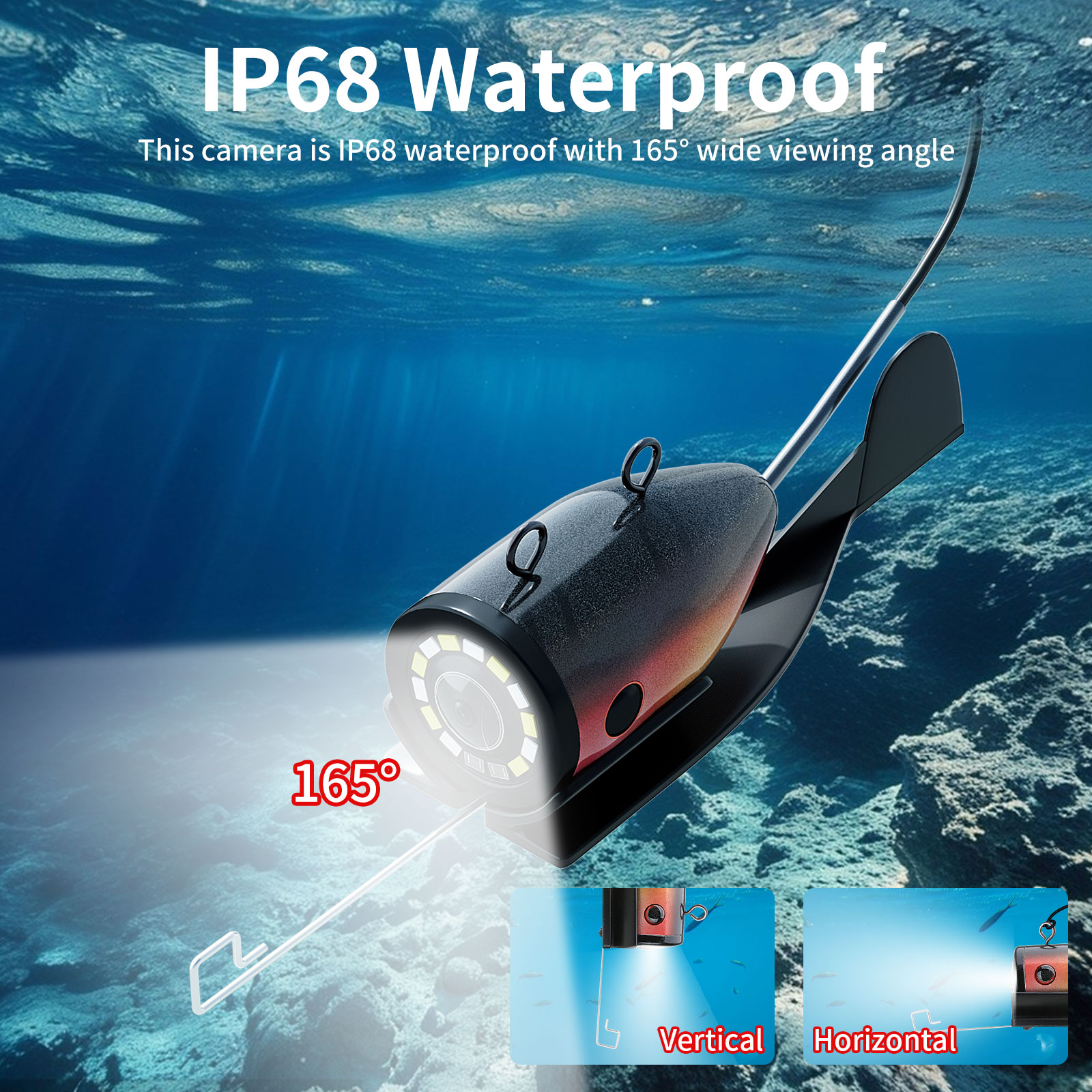 Kamera Memancing Bawah Air - P - Fish Finder Battery ulasan dan harga
