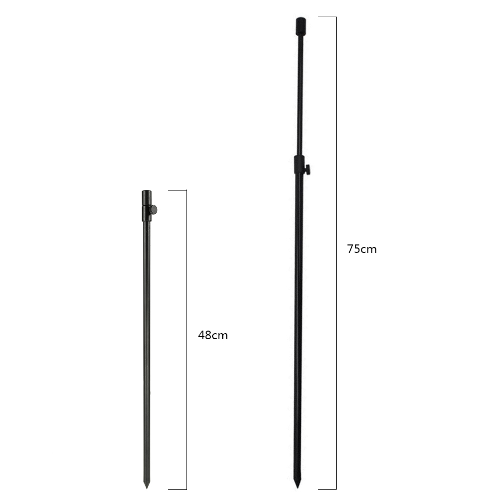 48-75cm stik pancing logam cam - Bite Indicator ulasan dan harga
