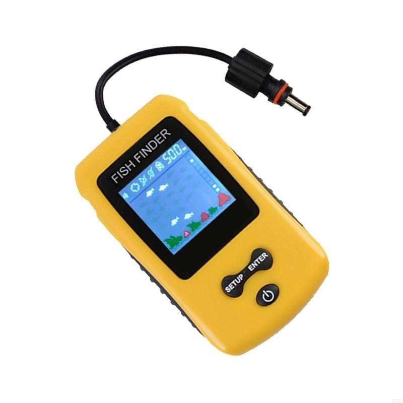 77HC Portabel Sonar Fish Fishs - Fish Finder Portable ulasan dan harga
