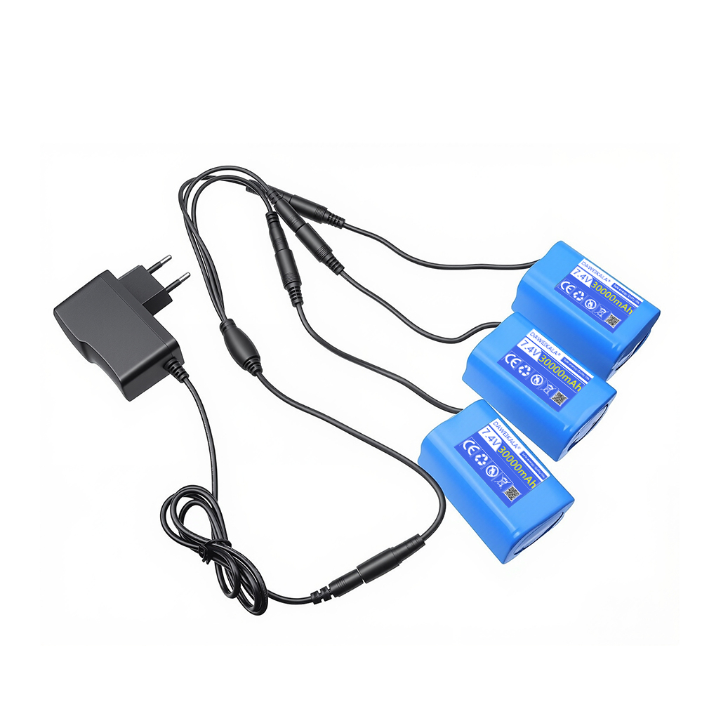 Baterai 7.4V 30000MAh dengan P - Fish Finder Charger ulasan dan harga
