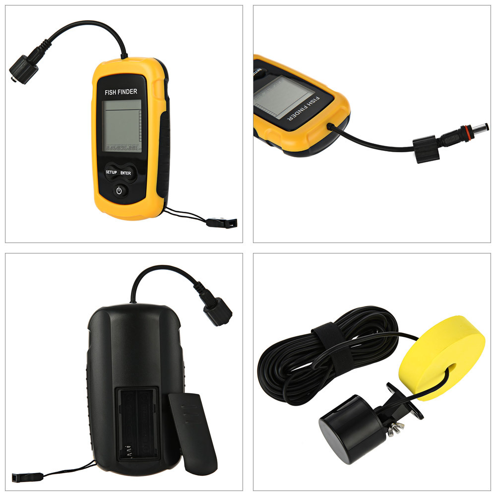 Alat Pendeteksi Ikan Sonar Por - Fish Finder Transducer ulasan dan harga