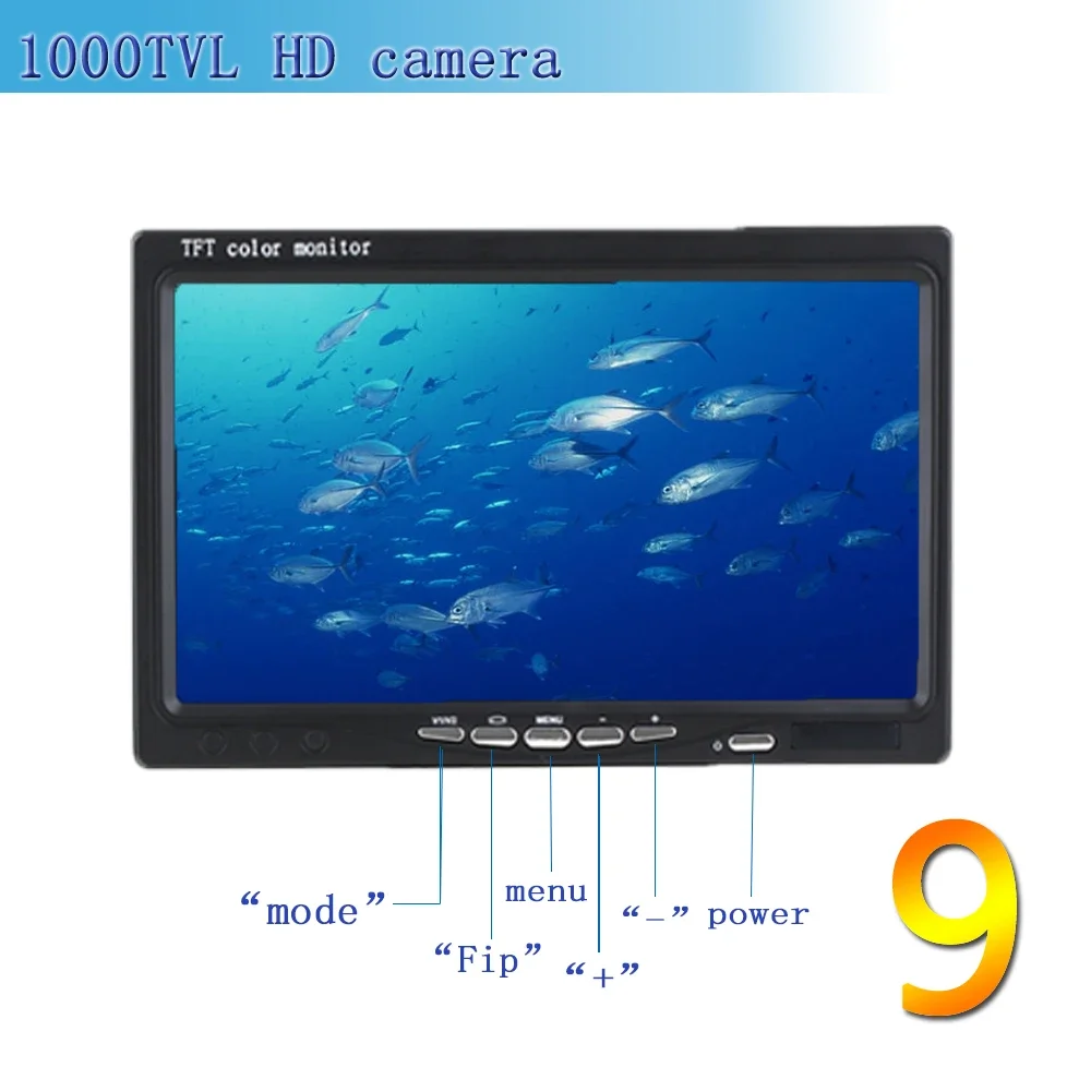 Fish finder F08A 9 inci Kamera - Fishing Camera ulasan dan harga