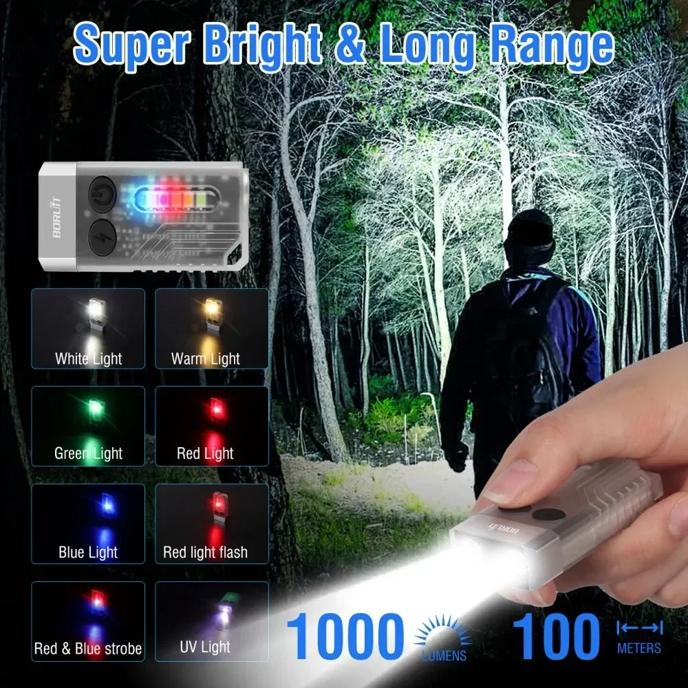 BORUiT V10 Gantungan Kunci Sen - Fishing Light ulasan dan harga