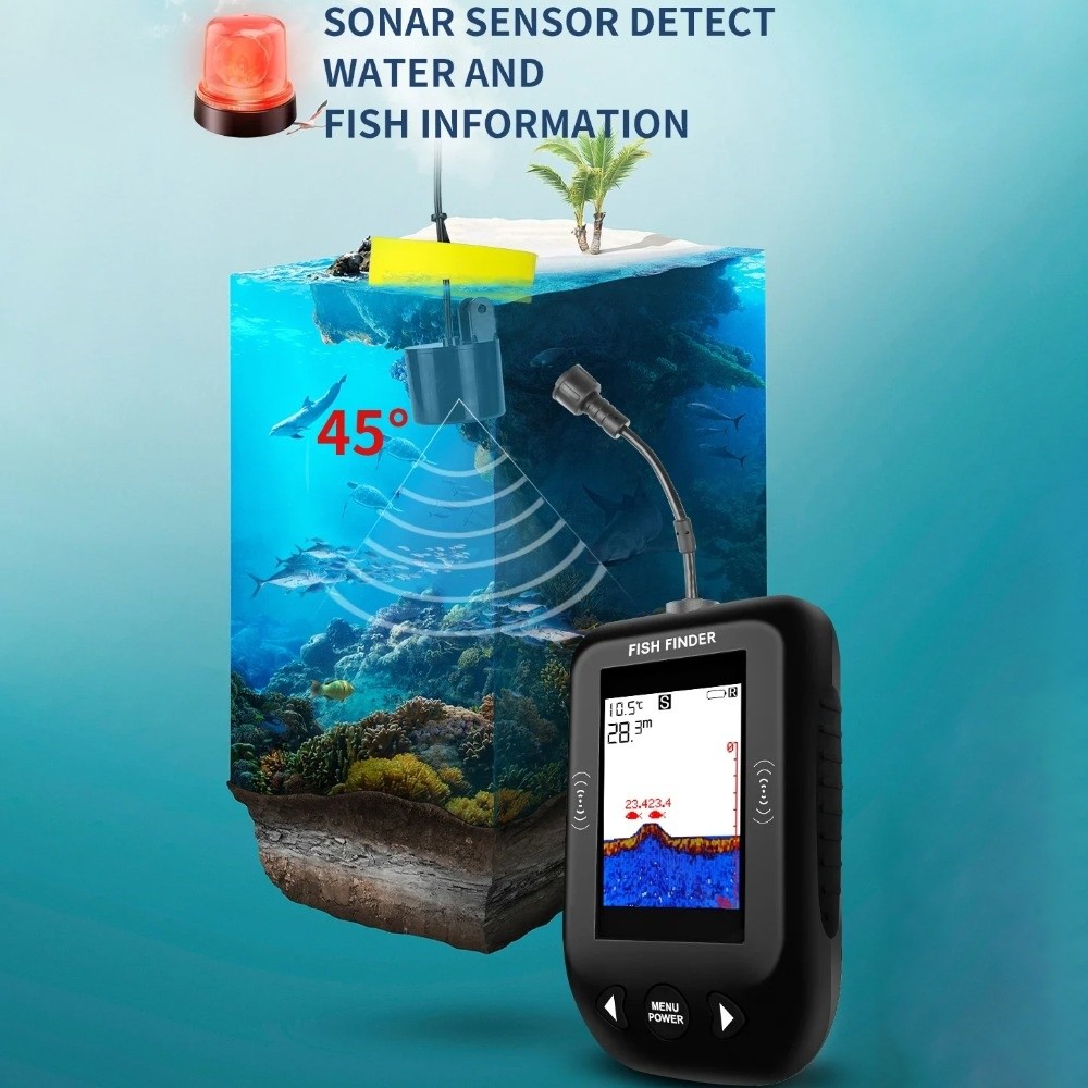 Pencari Ikan 45 Derajat XF03,  - Fish Finder Portable ulasan dan harga