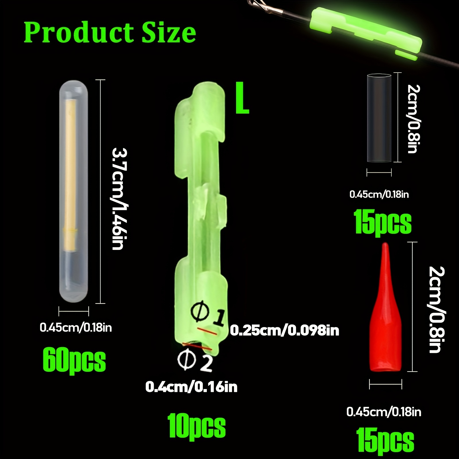 100PCS Lampu Pancing Profesion - Fish Alarm ulasan dan harga