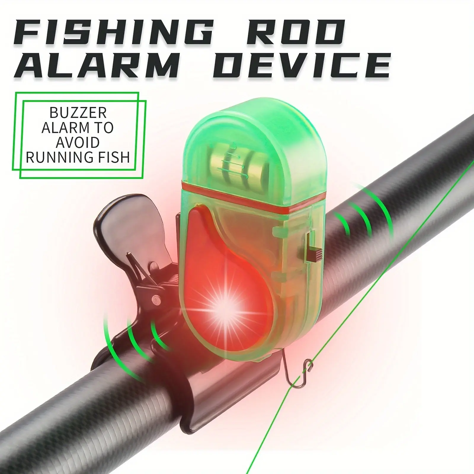 2 Buah Alarm Gigitan Ikan LED, - Bite Alarm ulasan dan harga