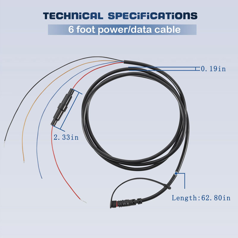 010-12199-04 Kabel Daya/Data A - Fish Finder Cable ulasan dan harga