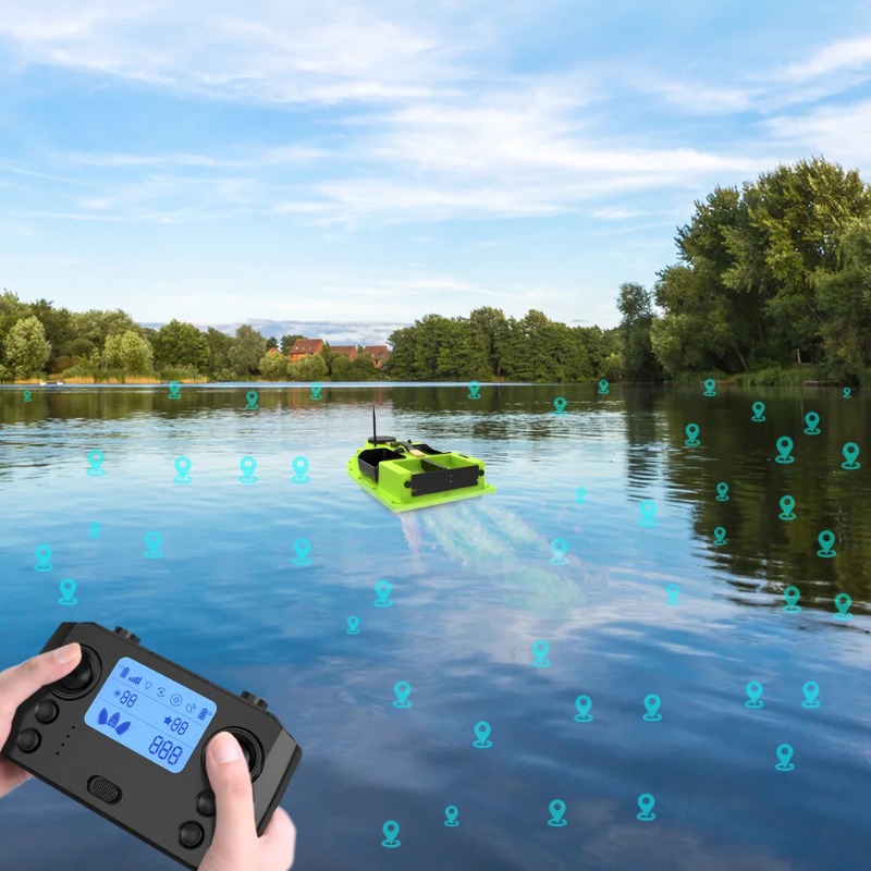 Perahu Umpan RC GPS D19 600M 4 - Fishing Gps ulasan dan harga
