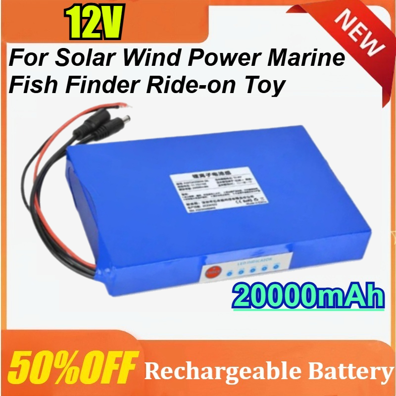 Baterai Lithium Isi Ulang 12V  - Fish Finder Charger ulasan dan harga
